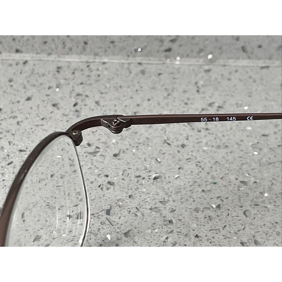 Ti-Flex Eyeglasses Frames ONLY T1510 Cognac Full rim 55-18-145 brown main image 4